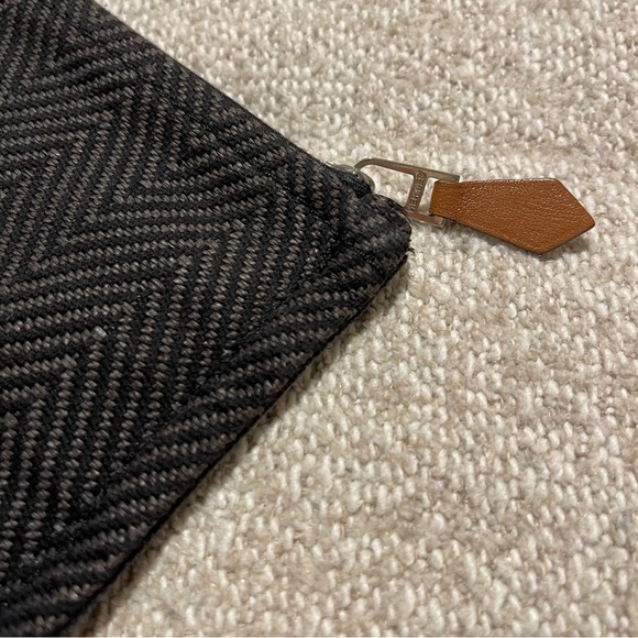 Hermes Cotton Canvas Flat Pouch/Case Zippered Bag - Picture 13 of 13